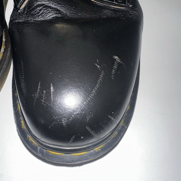 Dr. Doc Martens Mens US 9 Womens US 10 Oxford Smooth Leather Shoes Laces *Flaws* - Picture 16 of 16